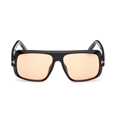 Tom Ford Men's Turner Acetate Rectangle Sunglasses In Multi