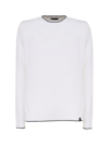 Fay Cotton Sweatshirt In White