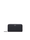 EMPORIO ARMANI WALLET WITH LOGO PLAQUE