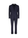 Eleventy Single-breasted Suit In Blu