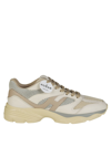 Hogan Running New Leather Mesh In Beige