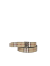 BURBERRY REVERSIBLE LEATHER AND CHECK TB BELT