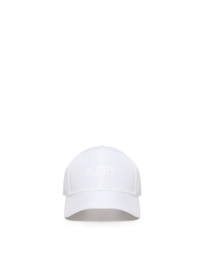 Autry Printed Baseball Cap In White