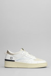 Date Torneo Sneakers In White Leather In White