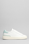 DATE SONICA SNEAKERS IN WHITE LEATHER