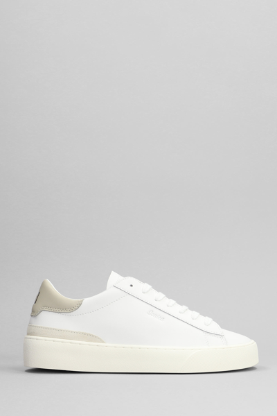 Date Sonica Sneakers In White Leather