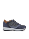 Hogan Interactive H Suede Low-top Sneakers In Multi
