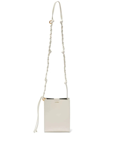 Jil Sander Ivory Tangle Small Shoulder Bag In White