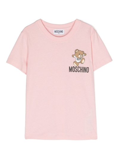 Moschino Kids' T-shirt In Pink