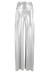 Norma Kamali Trousers In Silver Silver