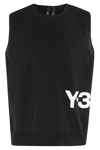 Y-3 Y 3 Knitted Logo Vest In Seven In Black