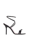 Dsquared2 Glossy Black Heeled Sandal In Black