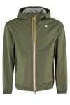 K-way Jack Stretch Dot Jacket In Green Cypress