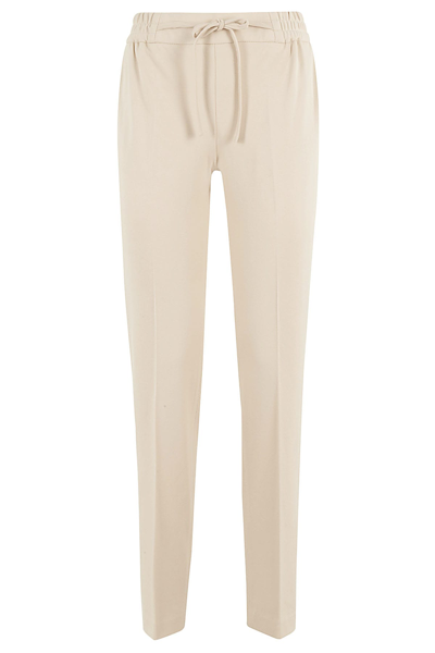 Circolo 1901 Trouser Coulisse Piquet In White