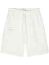 Ih Nom Uh Nit Logo-print Track Shorts In White