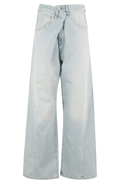 Darkpark Blue Ines Jeans In Bluesh White