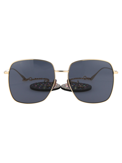 Gucci Gg1031s Sunglasses In Gold