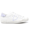 PHILIPPE MODEL PRSX LOW-TOP SNEAKERS IN LEATHER WHITE