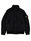 Stone Island Logo Badge Jacket In Black