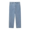 Carhartt Logo-patch Straight-leg Jeans In Blue
