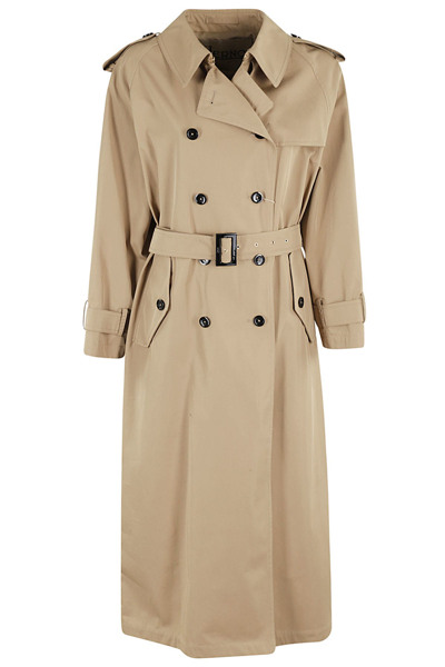 Herno Cotton Trench Coat In Sabbia