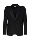 SAINT LAURENT GRAIN DE POUDRE TUXEDO JACKET