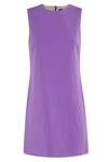 Theory Easy Mini Shift Dress In Qy Bright Peony