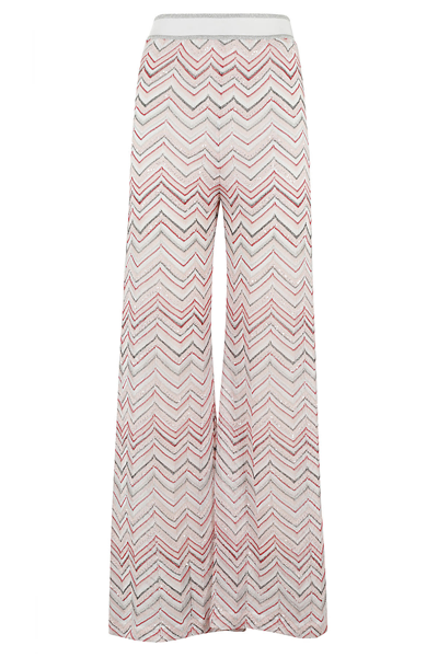 Missoni Trousers In Ao Pink Tone