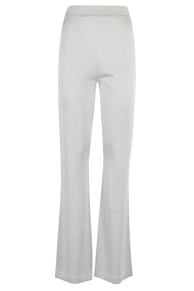 Missoni Trousers In Silver
