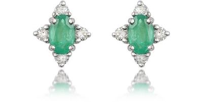 Gucci Earrings Emerald And Diamond 18k Gold Earrings