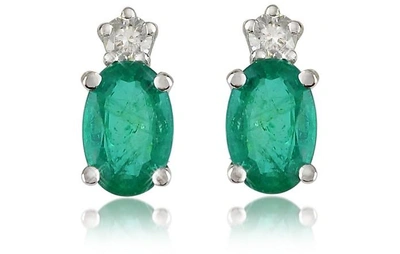 Gucci Earrings Emerald And Diamond 18k Gold Earrings