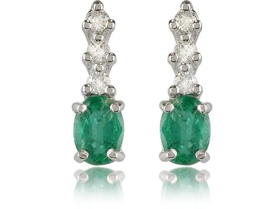 Gucci Earrings Emerald And Diamond 18k Gold Drop Earrings