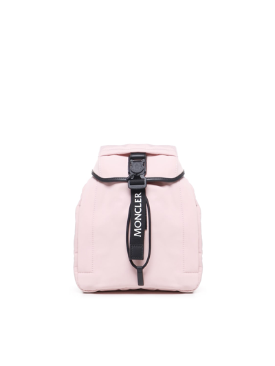 Moncler Trick Water-repellent Backpack In Pink