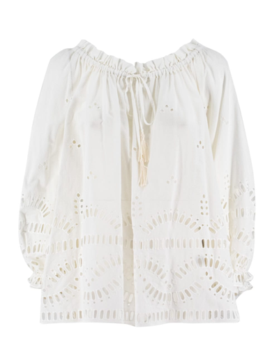 Ermanno Firenze Blouse In Off White