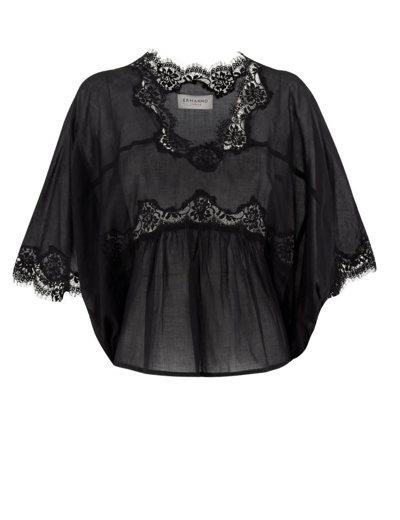 Ermanno Firenze Blouse In Black