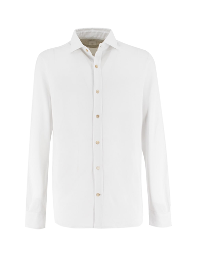 Eleventy Shirt In White