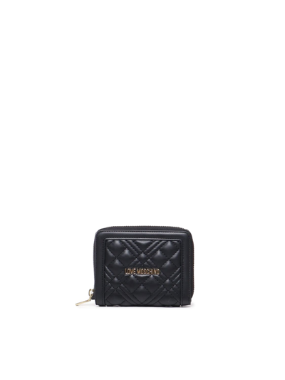 Love Moschino Wallet With Logo In Black