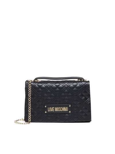 Love Moschino Bag With Shoulder Strap With Logo In Black