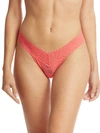 Hanky Panky Signature Low Rise Thongs In Red