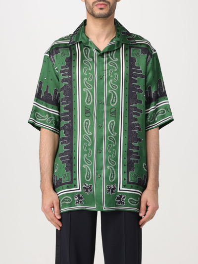 Off-white Shirt  Men Colour Green