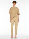 Max Mara Slim-fit Low-rise Trousers In Beige