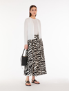Max Mara Viscose Yarn Cardigan In Optical White