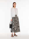 Max Mara Viscose Yarn Top In Optical White