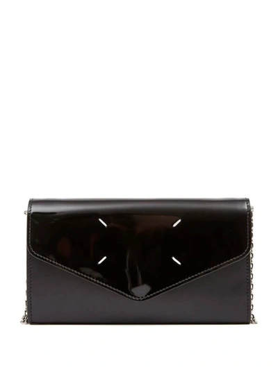 Maison Margiela Wallet With Chain In Black