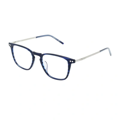 Zeiss Zs22701 Rectangular Frame Sunglasses In Blue