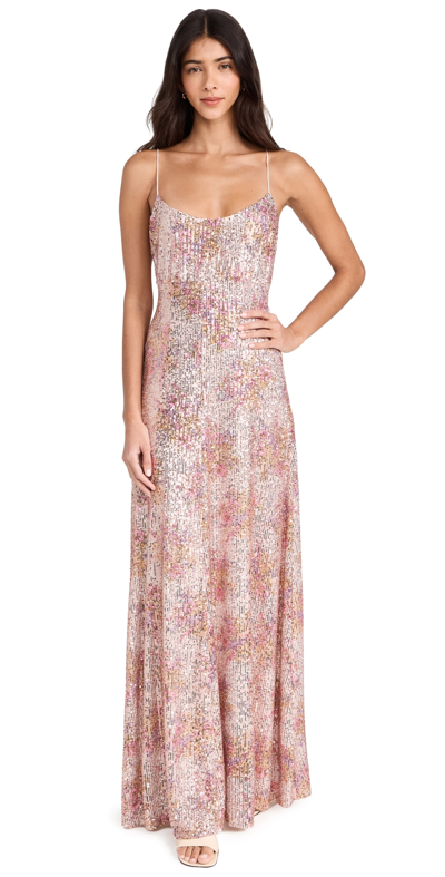 Bytimo Sequin Strap Dress Bright Bouquet