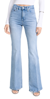 Good American Good Legs Split Back Pocket Flare Jeans In Indigo578
