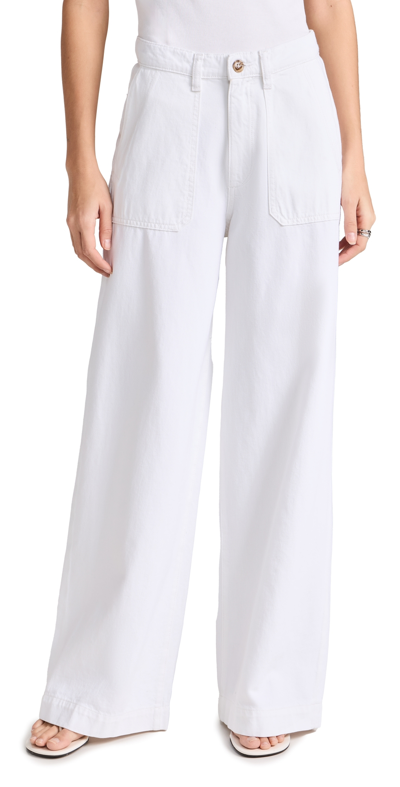Dl1961 Zoie Wide Leg: Relaxed Vintage Jeans White (vintage)