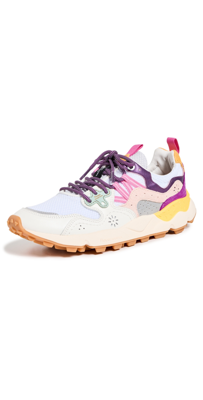 Flower Mountain Yamano 3 Trainers White-pastel Multi