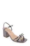 Journee Collection Meryl Block Heel Sandal In Charcoal